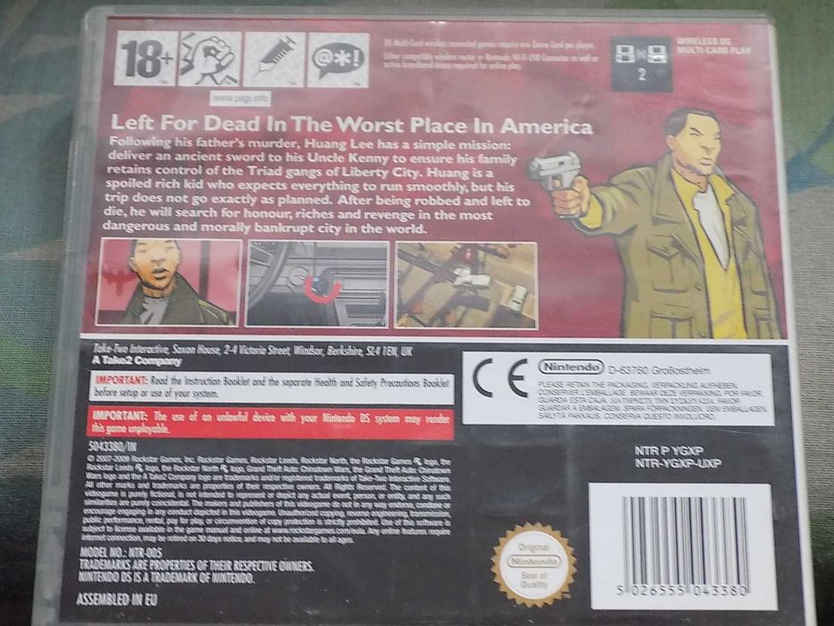 Grand Theft Auto: Chinatown Wars na Nintendo DS
