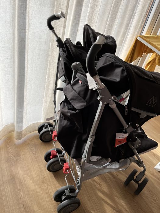 Carrinho bebe duplo gémeos