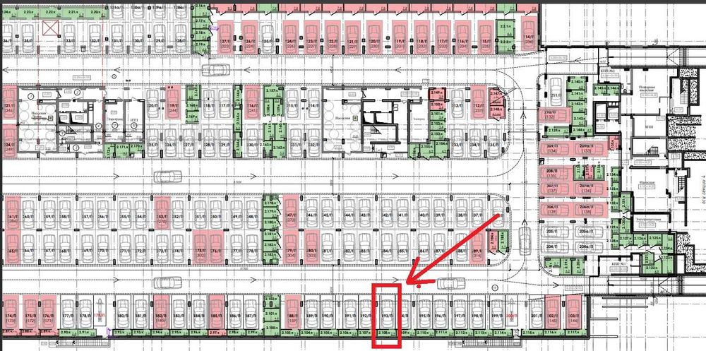 Продам паркинг с кладовкой в ЖК "Приморские Сады"