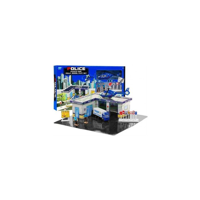 Zestaw POLICJA Budynek Autka