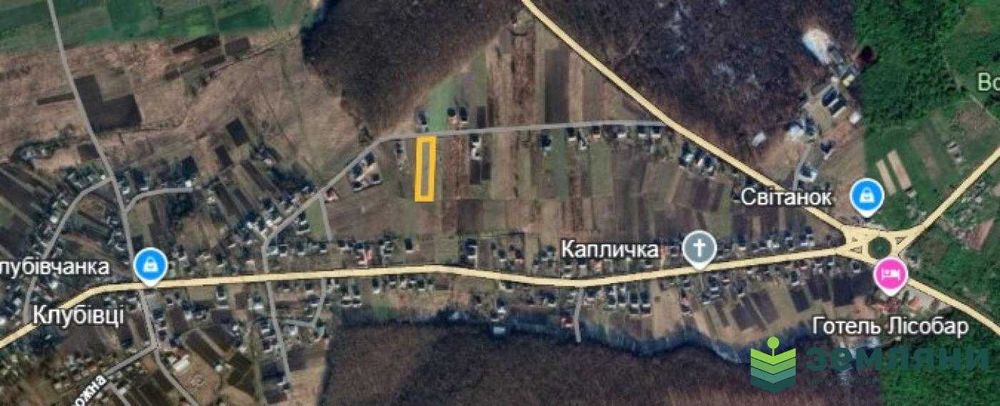 Продаж землі 33,95 соток в с.Клубівці під ОСГ (5)