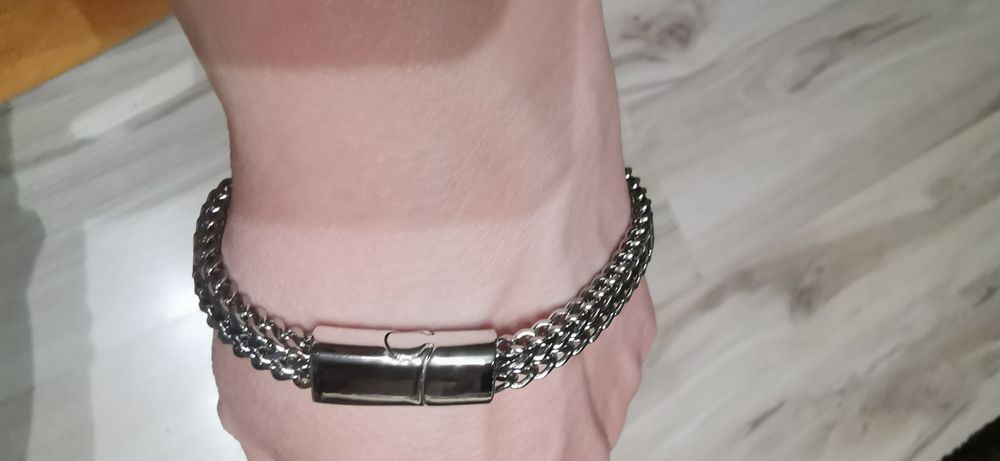 Nowa bransoletka męska gruba