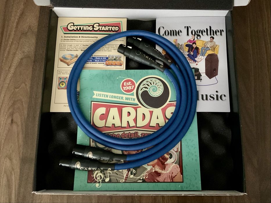 Cardas Cygnus XLR 1 m interkonekt - pierwszy właściciel / kabel audio