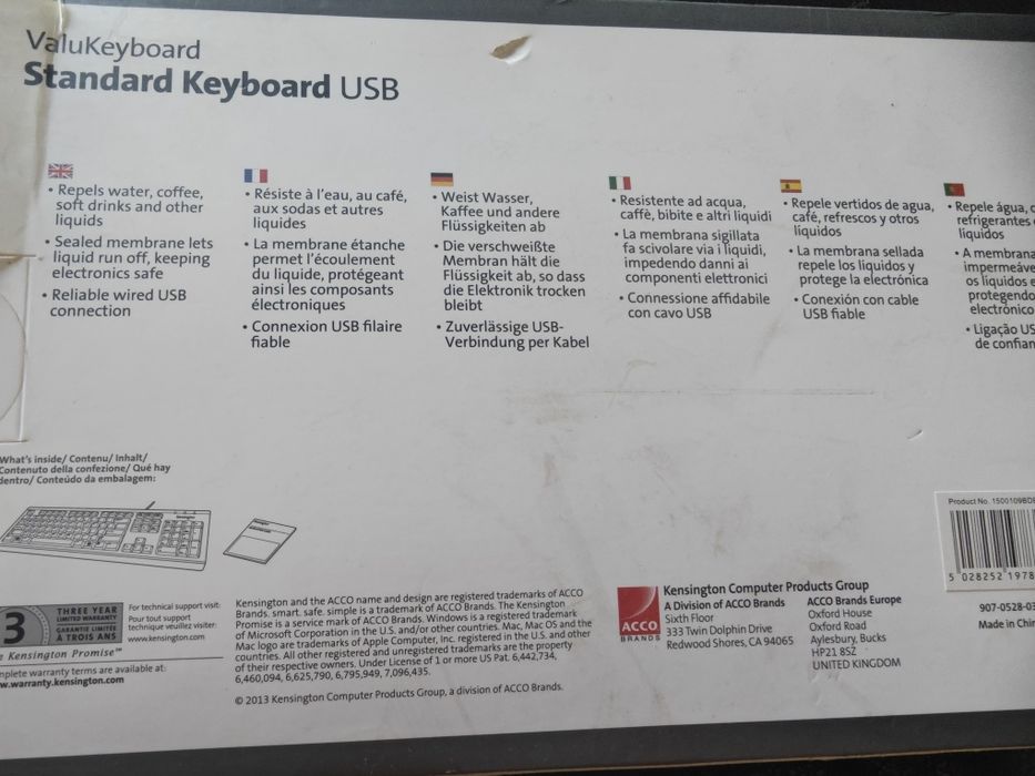 Klawiatura Kensington USB