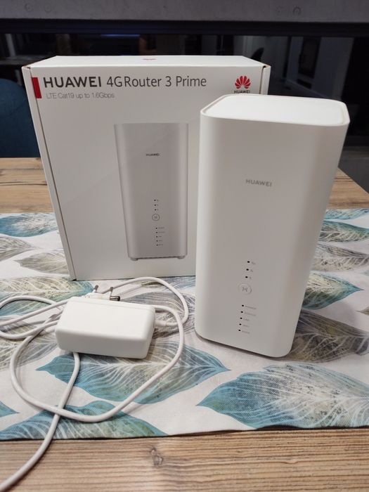 Router Huawei B818 + dwie anteny zewnetrzne MIMO 4x4