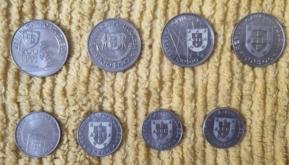 Moedas Portuguesas Antigas ver fotos valor cada