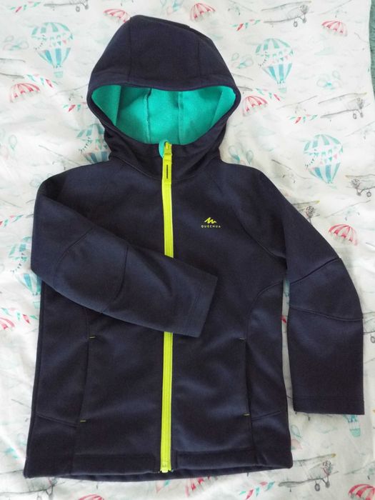 Kurtka turystyczna dla dzieci softshell Quechua r. 96-102 cm (3-4 l.)