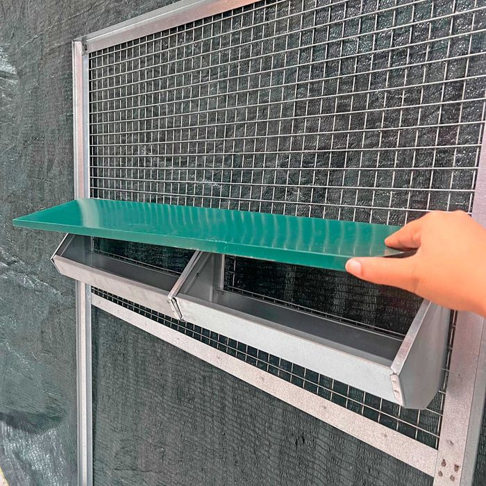 Jaula Galinheiro Exterior galinhas 2 ninhos com escada