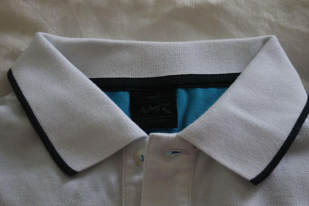 Polo Branco Aston Martin X Hackett