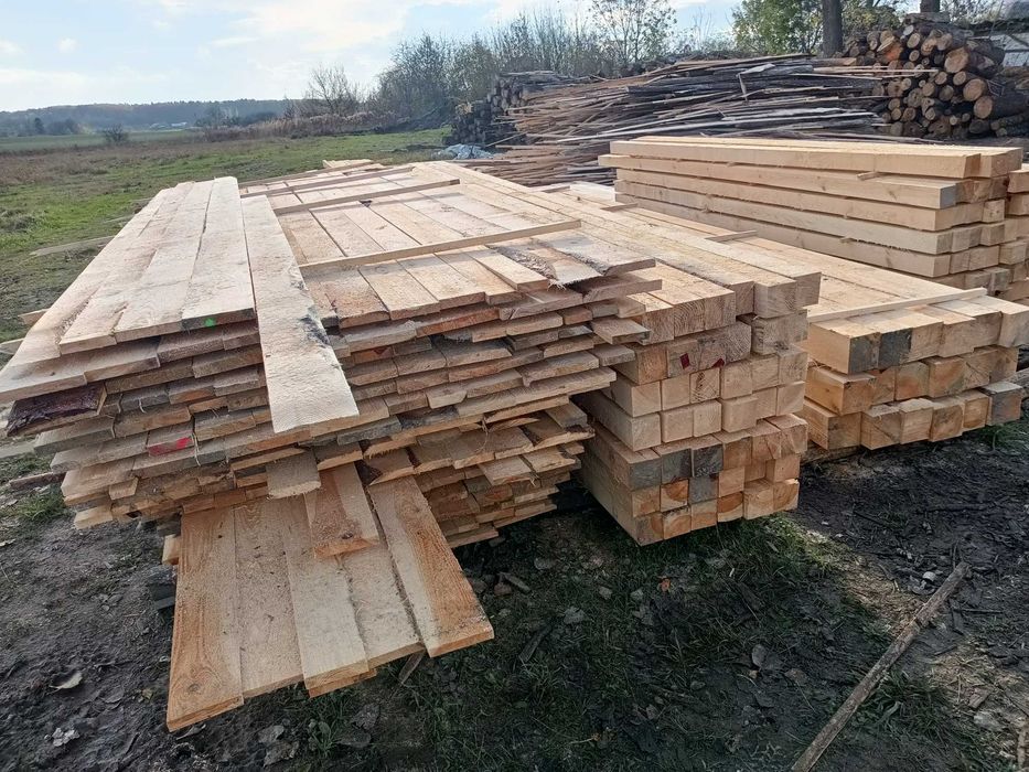 Deski dębowe 3,2m 2,5m 1,2m 5cm i calówka