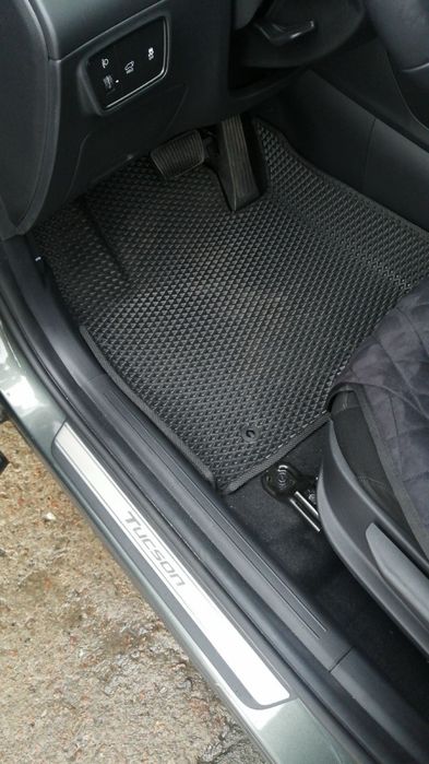 3DEva ева єва коврики на Hyundai Tucson тусон Преміум якість Наложка