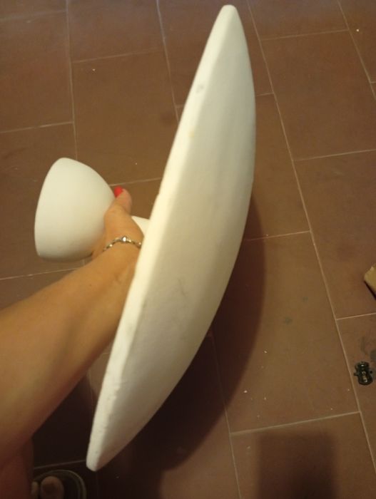 Candeeiro gesso pintavel