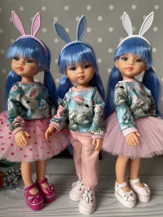 Кукла лялька Ліу Еліза Паола Рейна Paola Reina в костюмі Зайчика 32 см