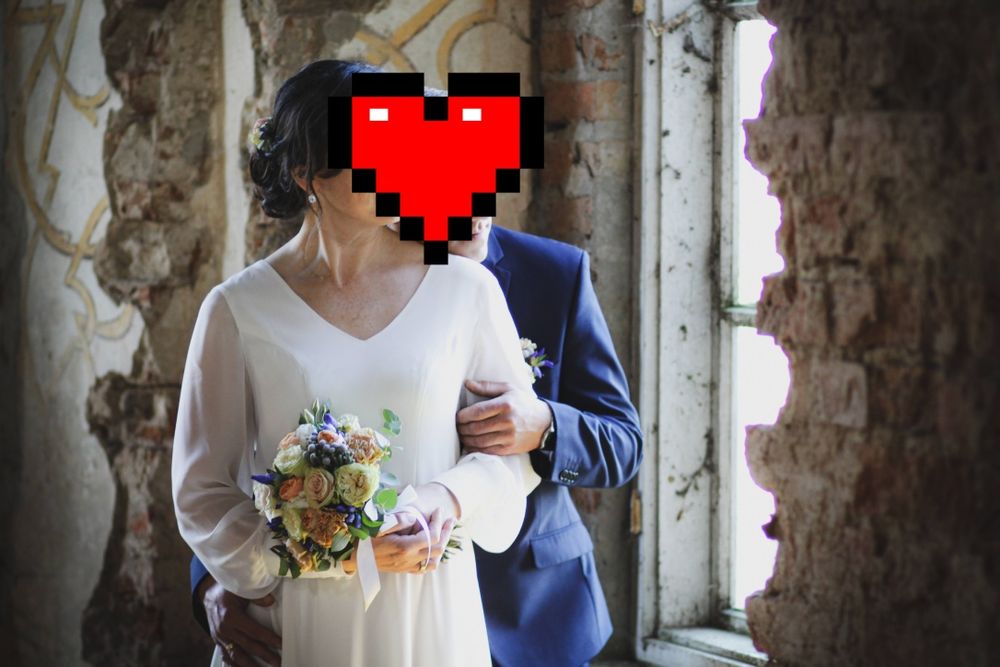 Stylowa i romantyczna SUKNIA ŚLUBNA