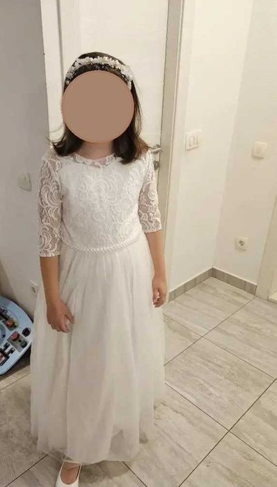 śliczna nowa sukienka komunia, wesele r. 146