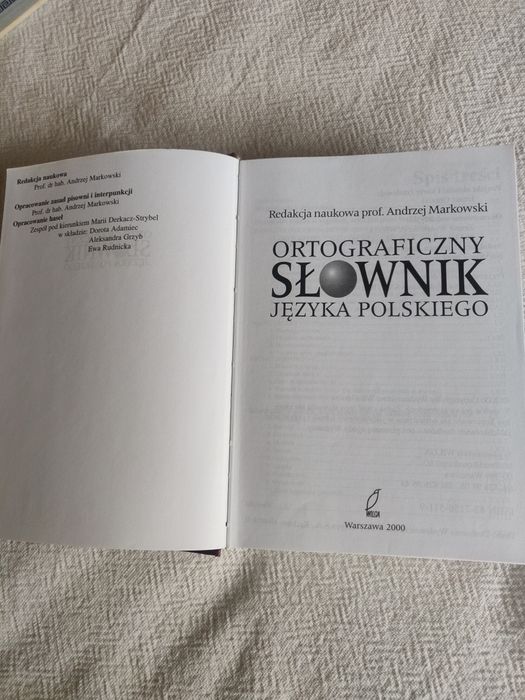 Słownik ortograficzny r.2000 twarda oprawa