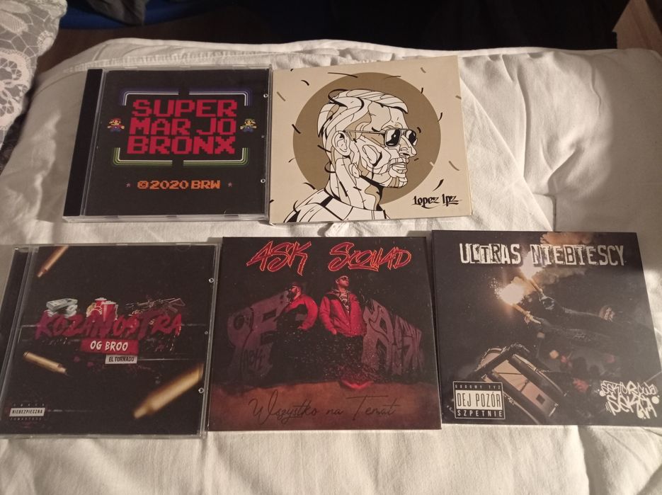 Zestaw płyt CD rap hiphop kozanostra
