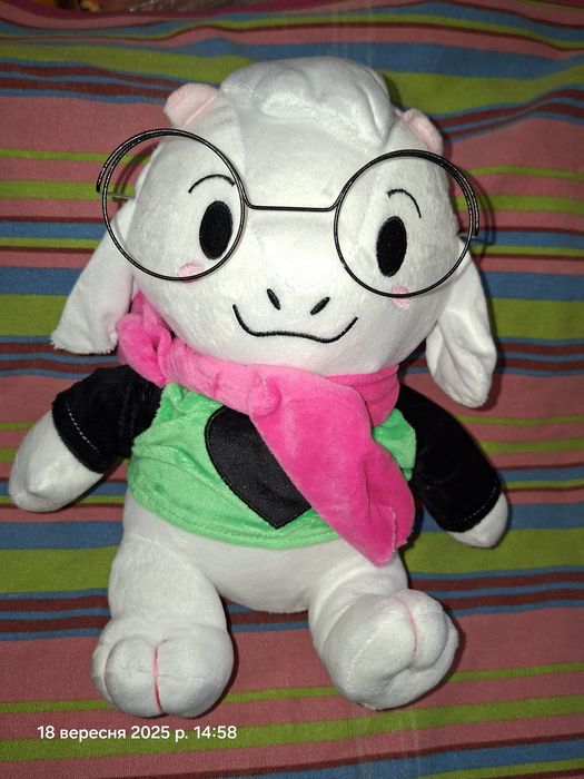 Дельтарун deltarune Ральзей без шляпы Ralsei 25 см