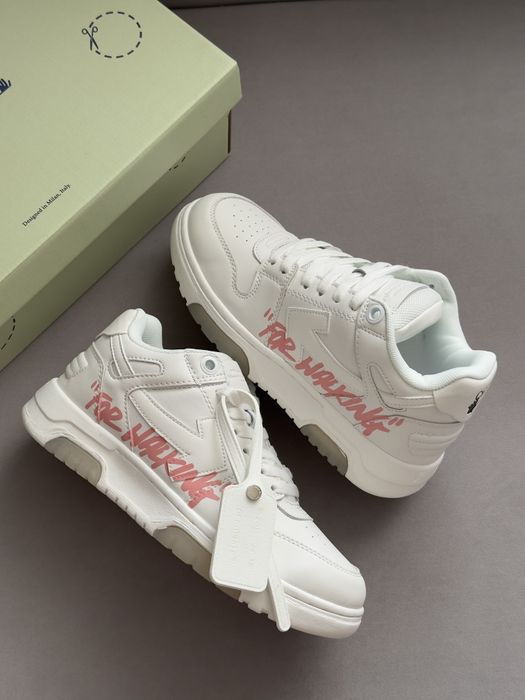 Off-White Out of Office Low For Walking Pink White