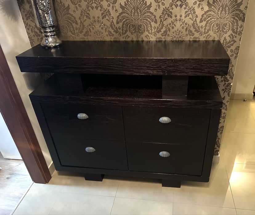 Komoda drewniana retro vintage zrobiona na zamowienie solidna