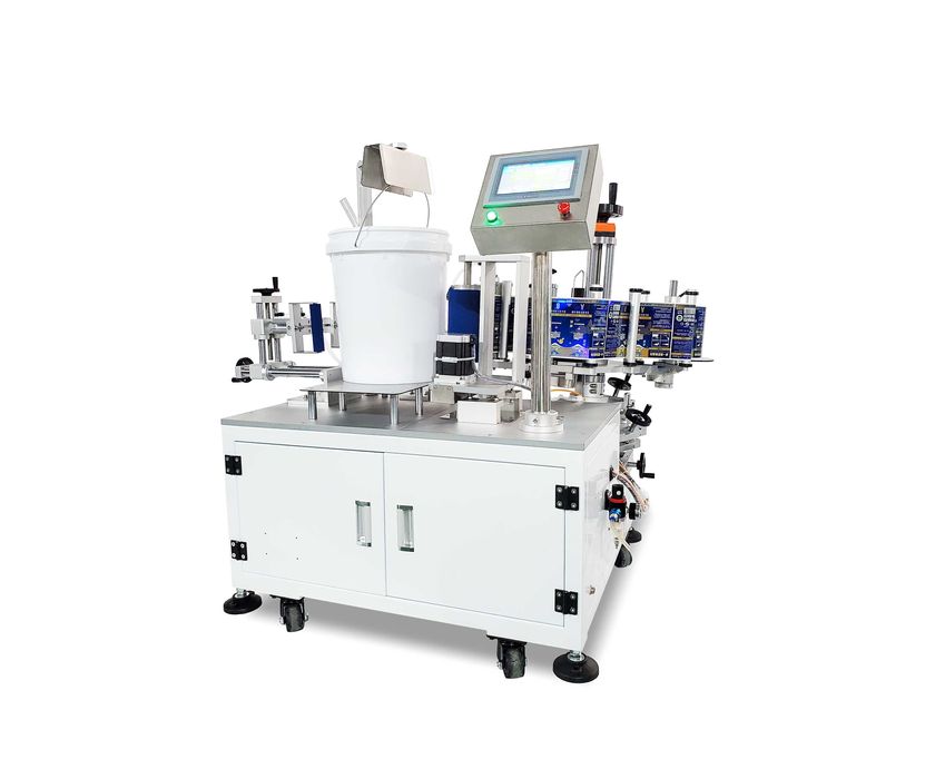 Etykieciarka do wiaderek cylindrycznych i stożkowych