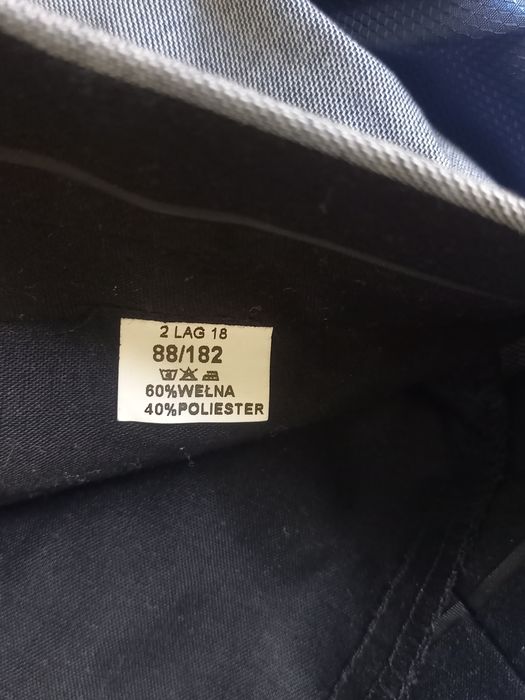 Garnitur męski stalowy