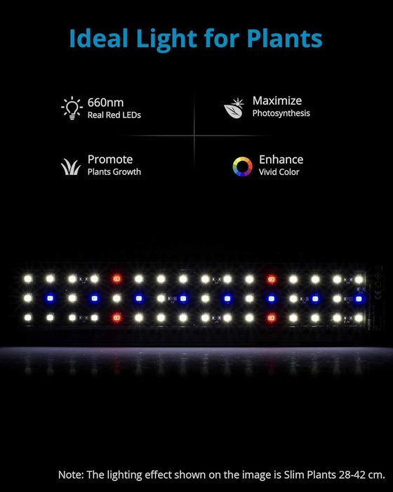 Lampa akwariowa Oświetlenie Slim LED NICREW z timerem