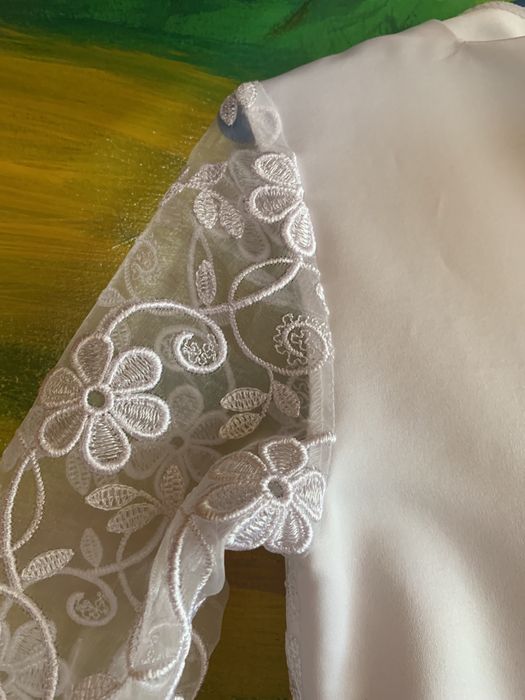 Плаття біле, довге