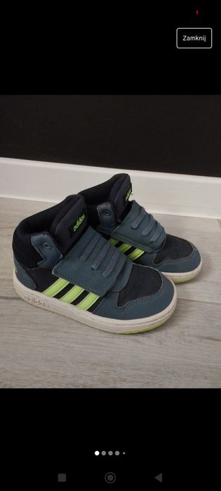 Buty adidasy za kostkę rzepy r. 26