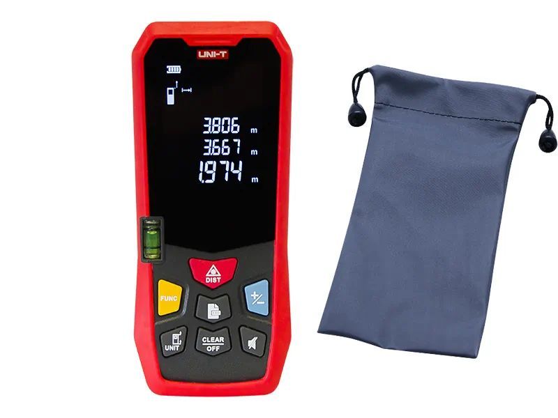 Miernik dalmierz laserowy LM60  60 metrów zasilany baterią