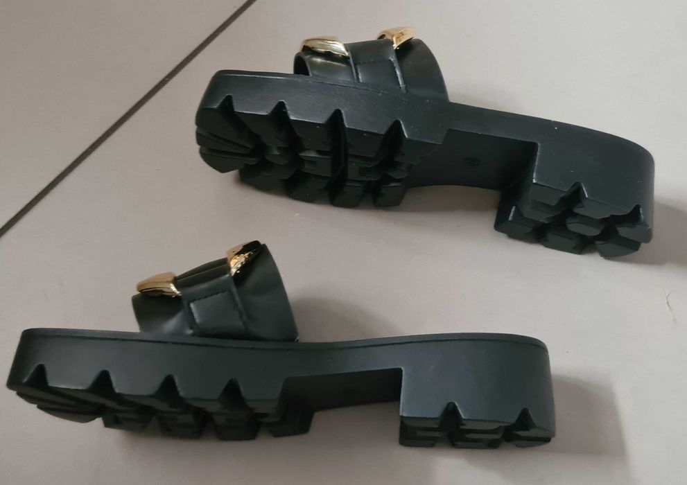 Mix Feel damskie klapki na traktorowej podeszwie  roz 39