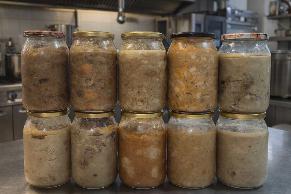 Obiady domowe wekowane w słoikach zestaw 10 szt. długi termin wysyłka