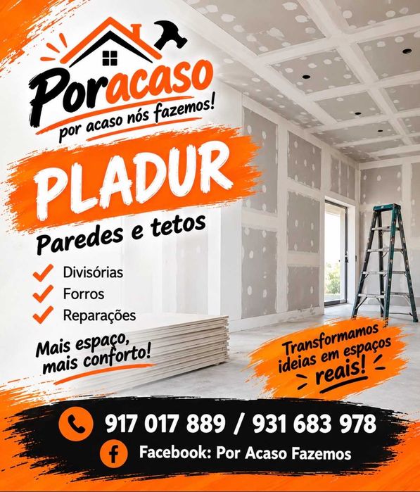 colocação pladur / gesso cartonado