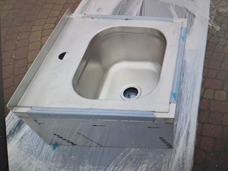 Basen, zlew gastronomiczny, nierdzewny 80x60x85 komora 28