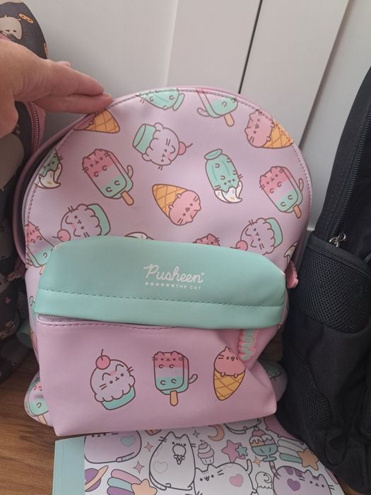 Zestaw pusheen  plecaki