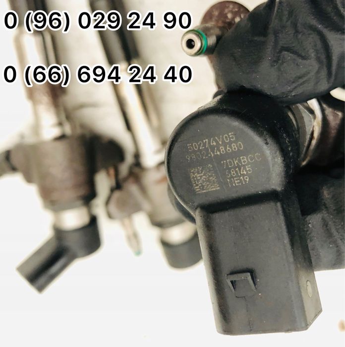 ‼️ Форсунки  Citroen Peugeot Fiat Ford Volvo 9802448680, 9674973080