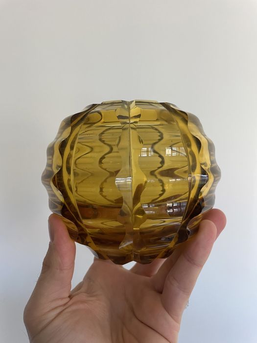 Wazon Huta Niemen Art Deco n. Hortensja Józefina Ćmielów kula