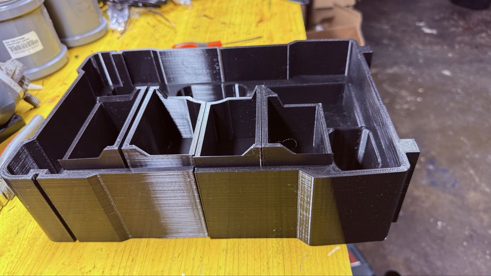 Molde para caixa milwaukee packout para m12 arebitadeira