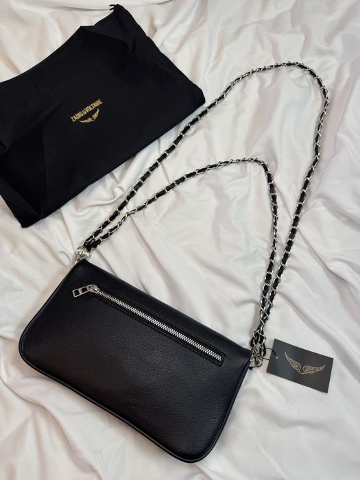 Сумка клатч в стилі zadig&voltaire  клатч rock черный