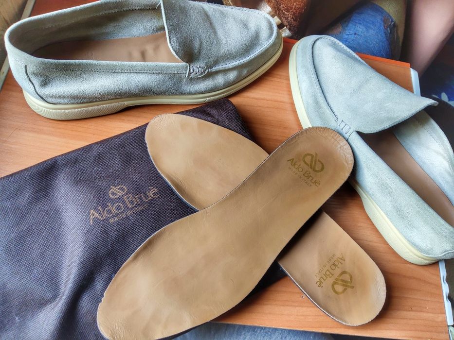 Aldo Brue Made Italy summer walk літні лофери оригінал Італія 43р 29см