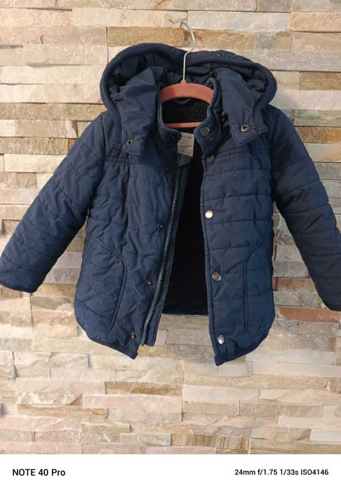 Zestaw Zara kurtka plus spodnie ocieplane rozmiar 92