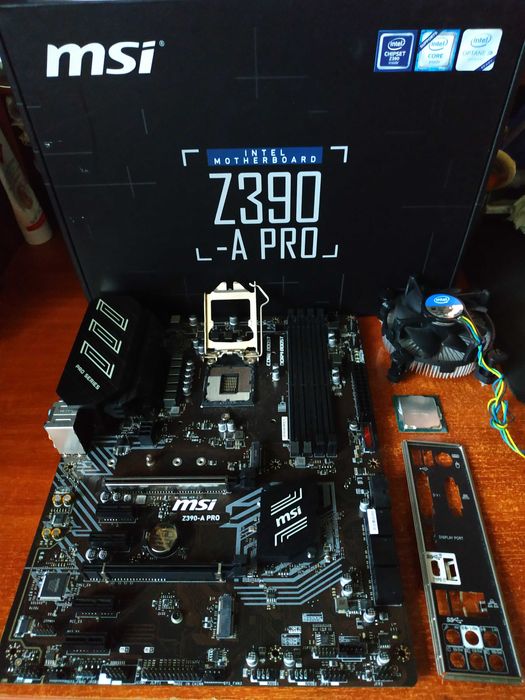 материнка MSI  Z390A-PRO+i7 8700