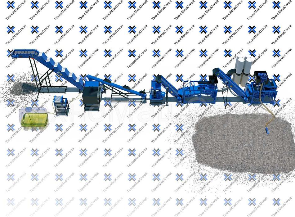 Лінія для переробки сої, екструдування та віджим "МПО-300"