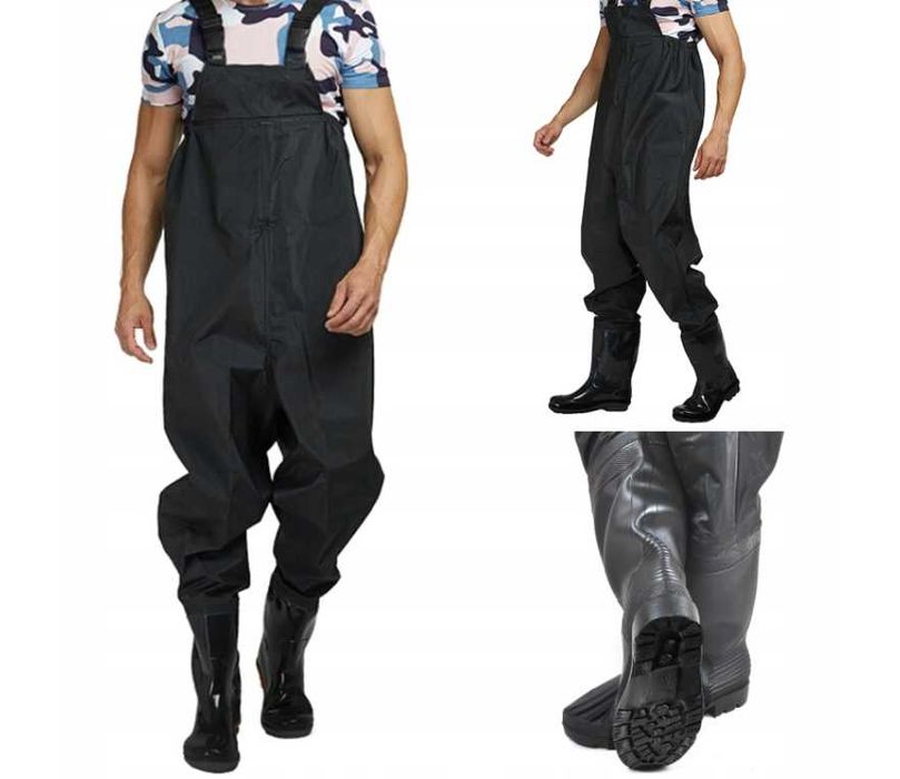 BUTY SPODNIE Wędkarskie Wodery spodniobuty