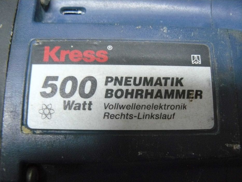 Młotowiertarka Kress udar Pneumatik Bohrhammer walizka
