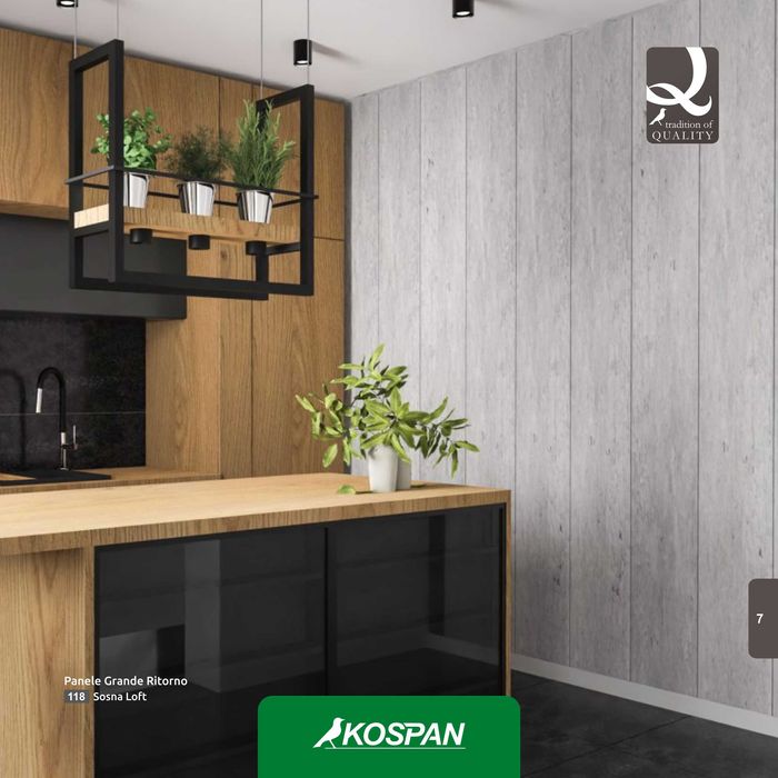 Boazeria, panele ścienne KOSPAN GRANDE RITORNO Białe i inne wyprzedaż