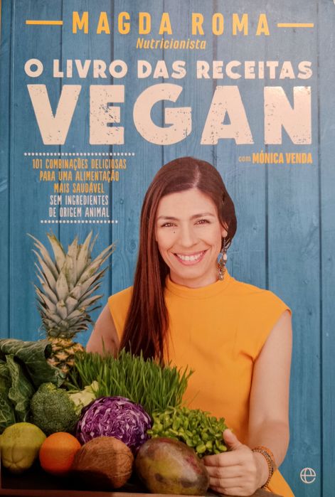 Livro das Receitas Vegan de Magda Roma Nutricionista