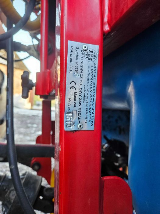 Opryskiwacz Bardzki 600L 15M Hydraulicznie poziomowany Optima 20