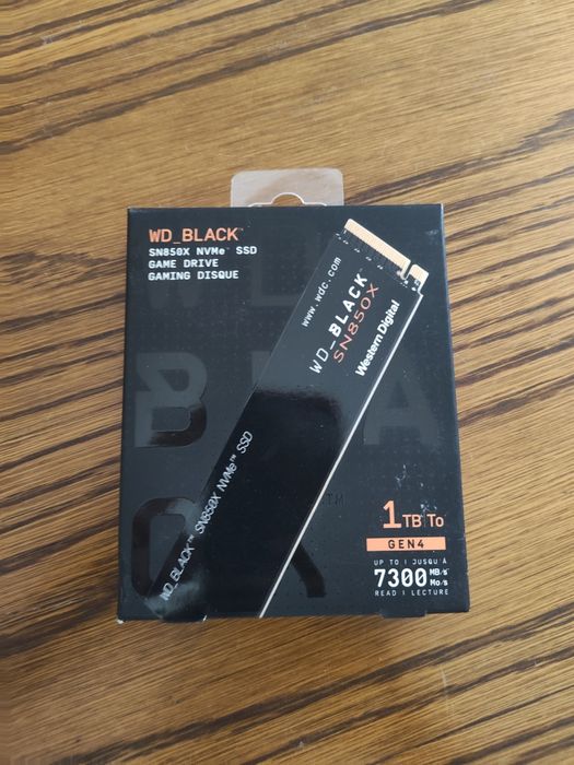 Nowy dysk SSD WD_BLACK SN850X 1TB NVMe PCIe 4.0