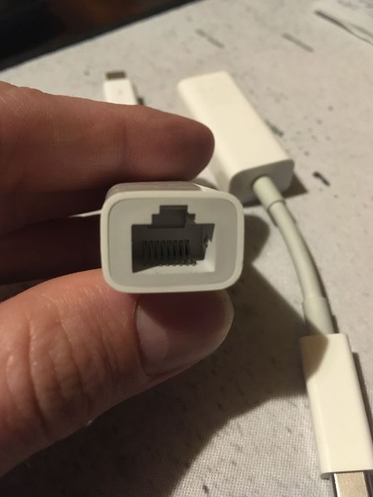 Адаптер Apple Thunderbolt 2 to Ethernet (інтернет кабель)